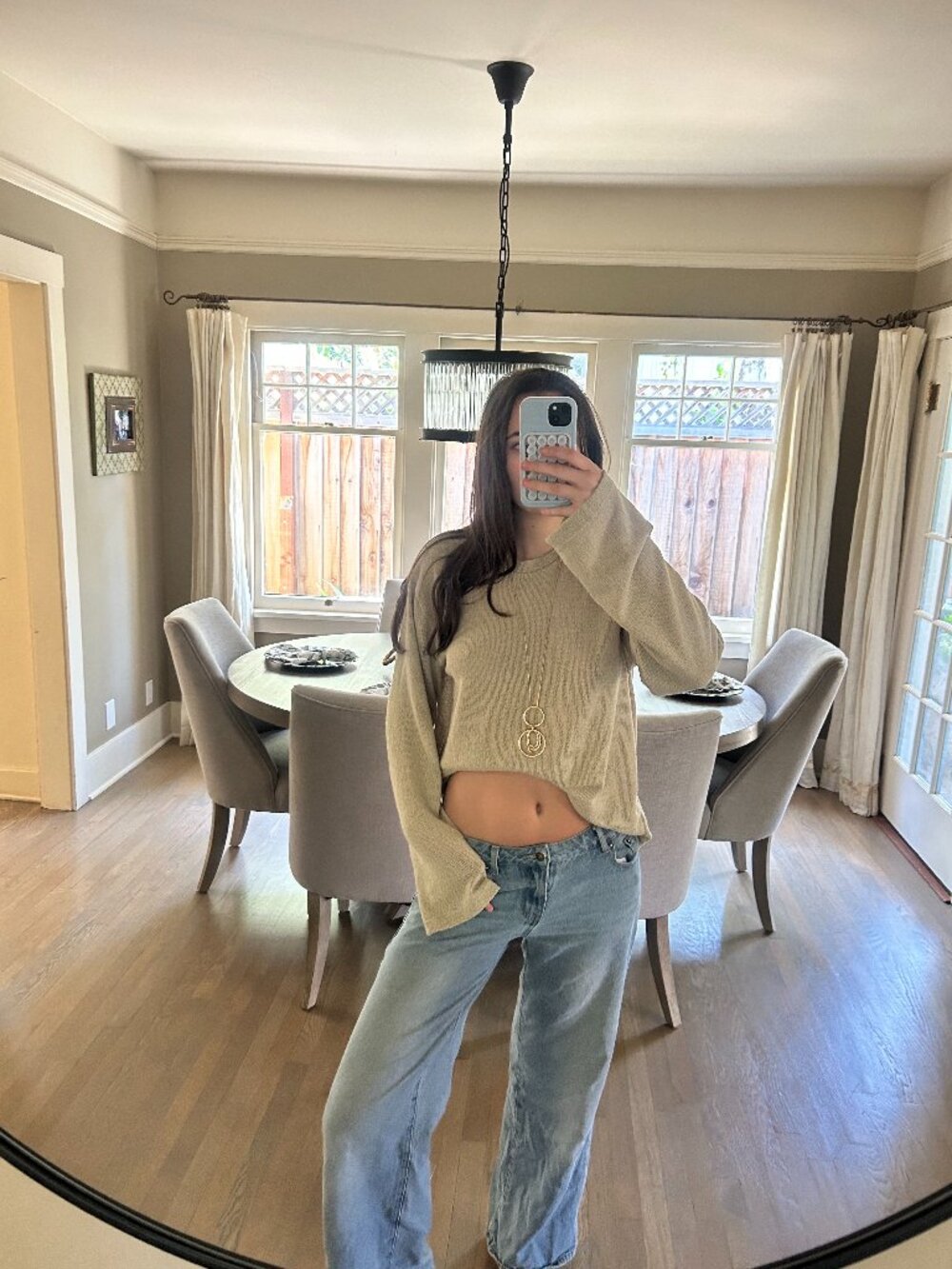 soft sage lightweight knit sweater 🌿✨